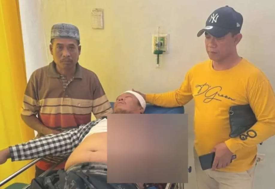 Foto: Soponyono pendiri Majelis Rumah Kebon Juang menjadi korban penusukan Suparman di Tuban