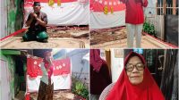 Foto: Warga Kupang Gunung Jaya Surabaya mengikuti pentas seni dan tasyakuran HUT ke-81 Kemerdekaan RI