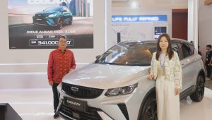 Foto 1. Geely resmi menghadirkan Geely Coolray pada ajang GAIKINDO Indonesia International Auto Show (GIIAS) Surabaya