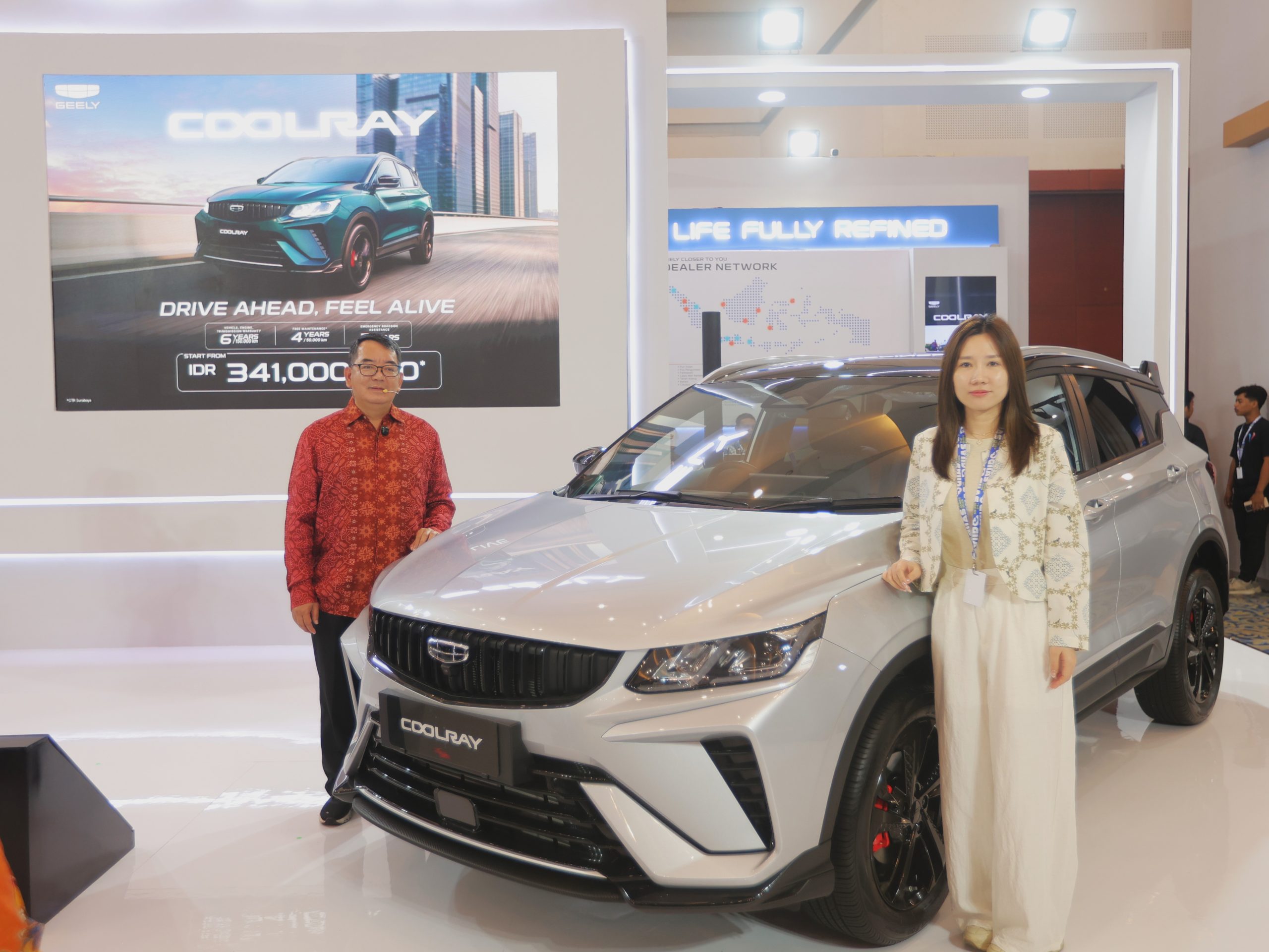 Foto 1. Geely resmi menghadirkan Geely Coolray pada ajang GAIKINDO Indonesia International Auto Show (GIIAS) Surabaya