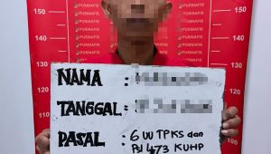 Polrestabes Surabaya mengamankan pelaku kasus dugaan persetubuhan anak 12 tahun di Kecamatan Sawahan