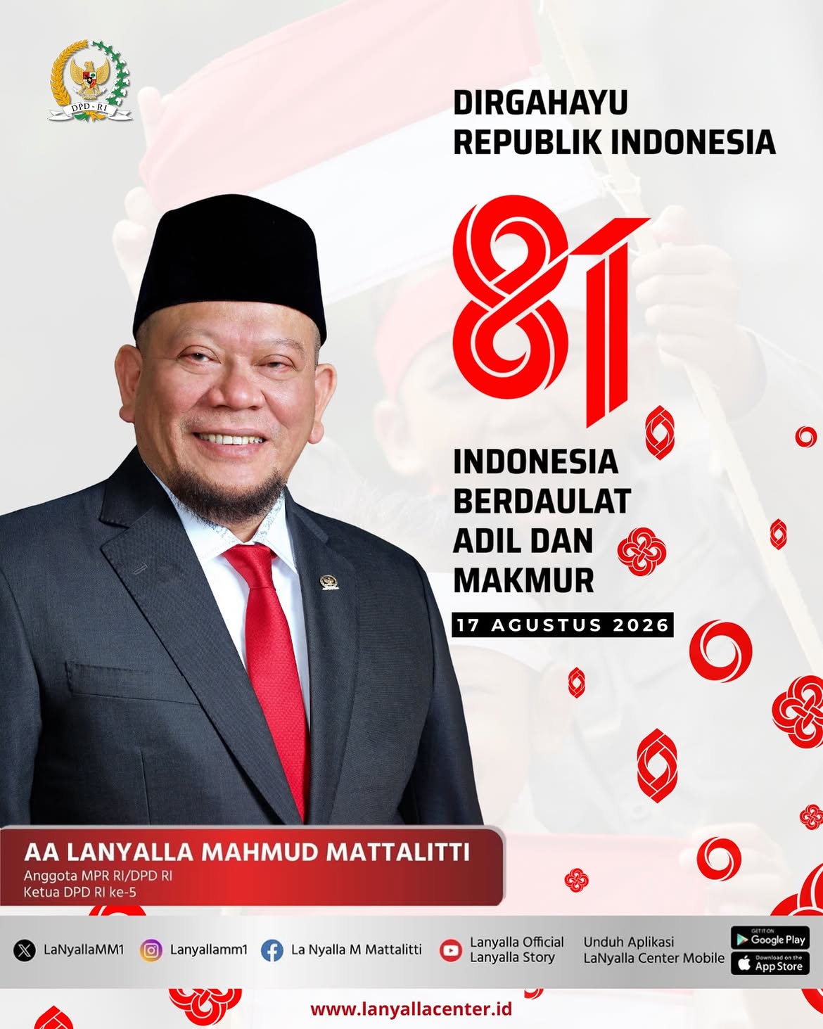 🇮🇩 DIRGAHAYU REPUBLIK INDONESIA KE 81Selamat memperingati Hari Ulang Tahun ke 81 Republik Indo