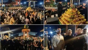 Foto: Peringatan 104 tahun PSHT Pusat Madiun di Nambangan dengan tasyakuran dan bakti sosial.