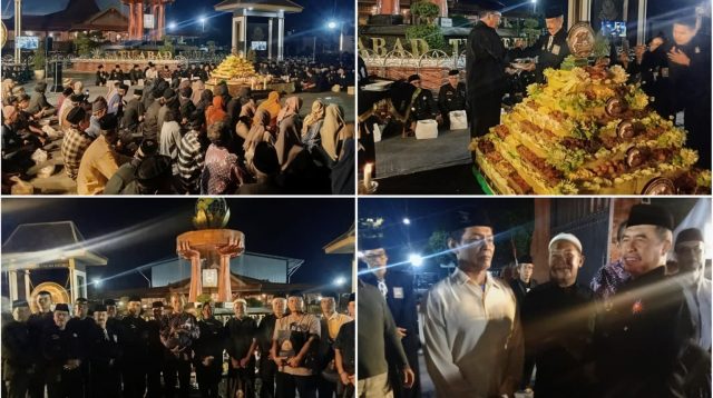 Foto: Peringatan 104 tahun PSHT Pusat Madiun di Nambangan dengan tasyakuran dan bakti sosial.