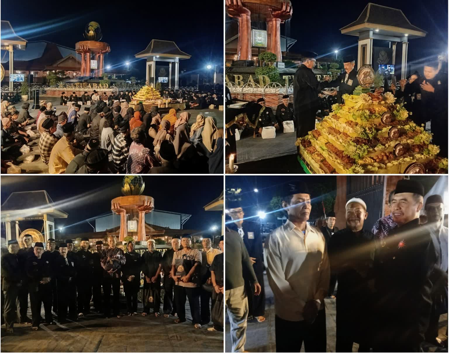 Foto: Peringatan 104 tahun PSHT Pusat Madiun di Nambangan dengan tasyakuran dan bakti sosial.
