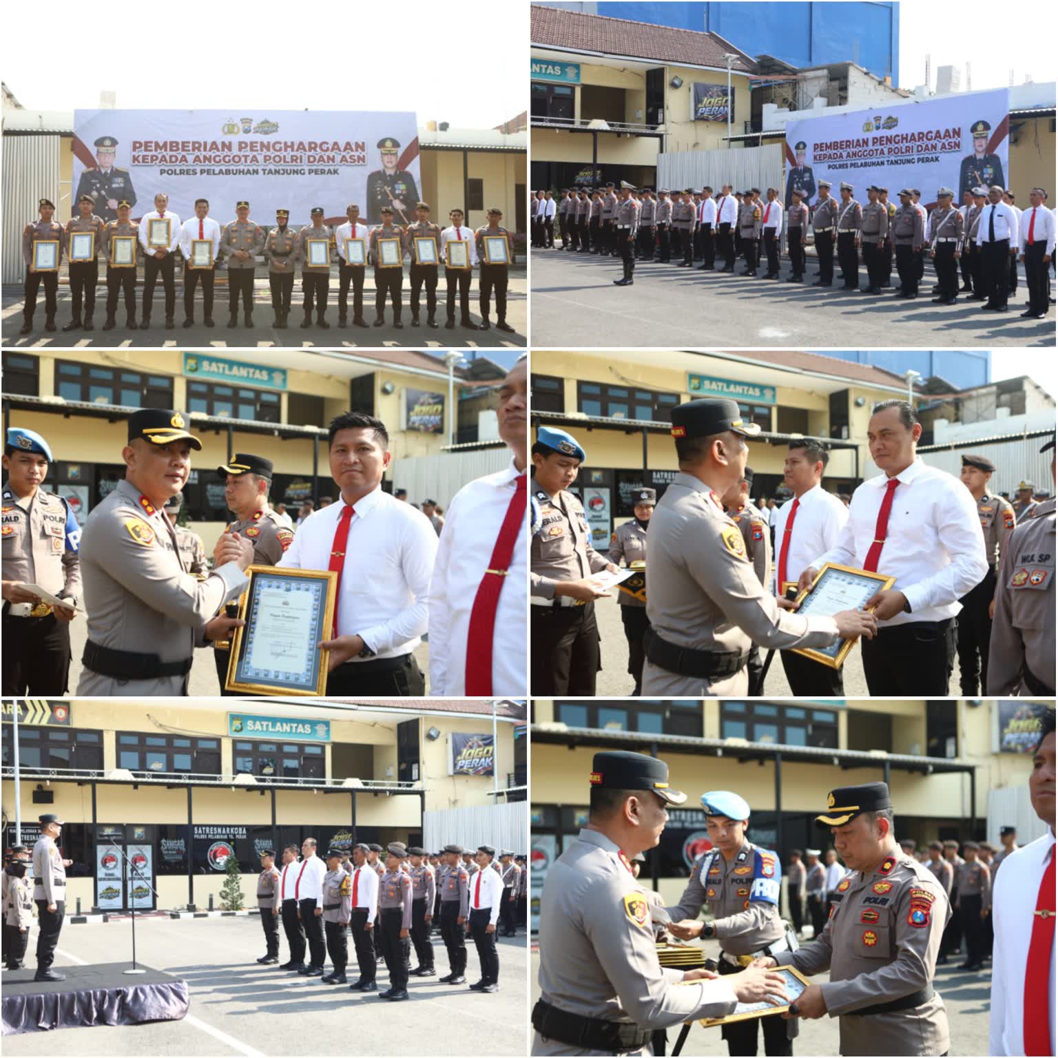 Foto: 12 personel Polres Pelabuhan Tanjung Perak menerima penghargaan atas prestasi dalam tugas kepolisian di Surabaya