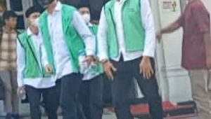 Foto: Sidang kasus dugaan joki masuk Fakultas Kedokteran di PN Surabaya dengan enam terdakwa