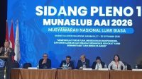Foto: Prof. Dr. Chandra Srijaya ditetapkan sebagai Ketua Umum DPP AAI periode 2026–2031 dalam Munas AAI di Surabaya