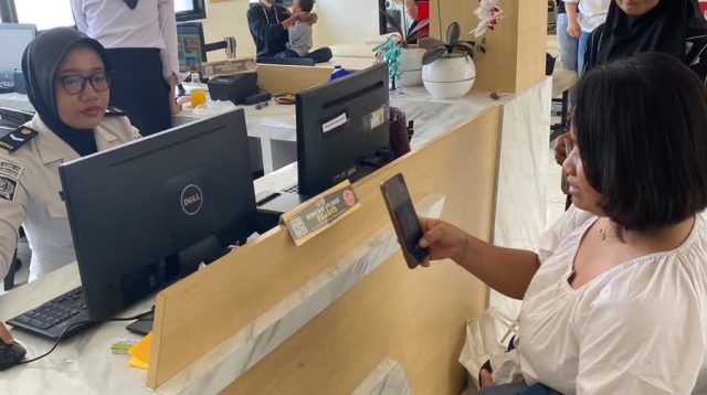 Foto: Layanan antrean kunjungan Rutan Kelas I Surabaya melalui aplikasi RUSABAYA