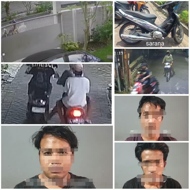 Foto: Tiga terduga pelaku curanmor diamankan Resmob Polrestabes Surabaya