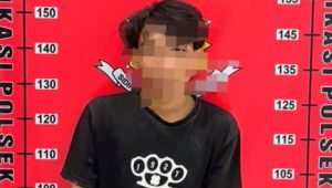 Foto: Polsek Tegalsari Polrestabes Surabaya mengamankan terduga pelaku curanmor yang mengaku beraksi di 11 lokasi