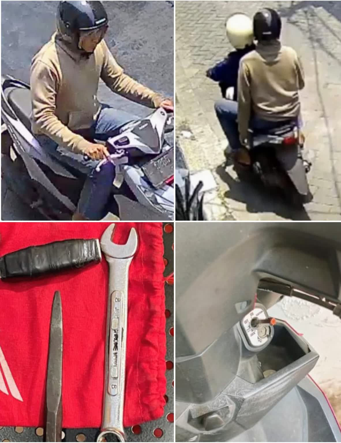 Foto: Polsek Gubeng Surabaya mengungkap dugaan pencurian sepeda motor di tiga lokasi dan mengamankan dua terduga pelaku.