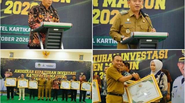 Foto: Wakil Bupati Madiun dr. Purnomo Hadi dalam Anugerah Kepatuhan Investasi Kabupaten Madiun 2026