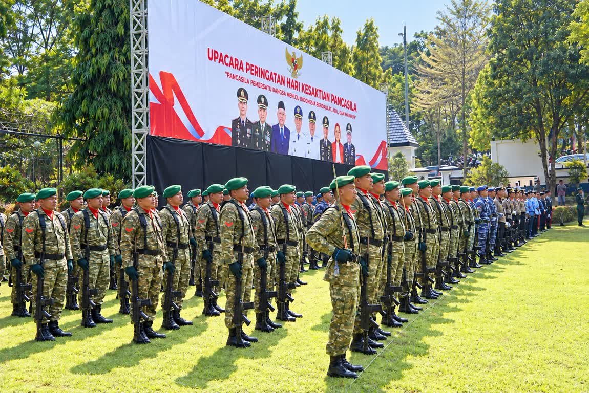 Foto: Upacara Hari Kesaktian Pancasila di Monumen Kresek Kabupaten Madiun 1 Oktober 2026