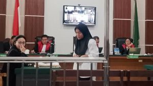 Foto: Sidang perkara dugaan penipuan transaksi rumah skema cessie di Pengadilan Negeri Surabaya