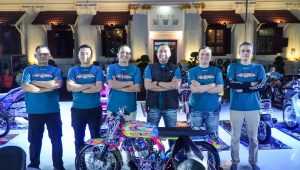 Foto: Wakapolrestabes Surabaya AKBP Rosyid Hartanto dalam ajang Hoofdbureau City Night Race Kapolrestabes Surabaya Cup 2026.