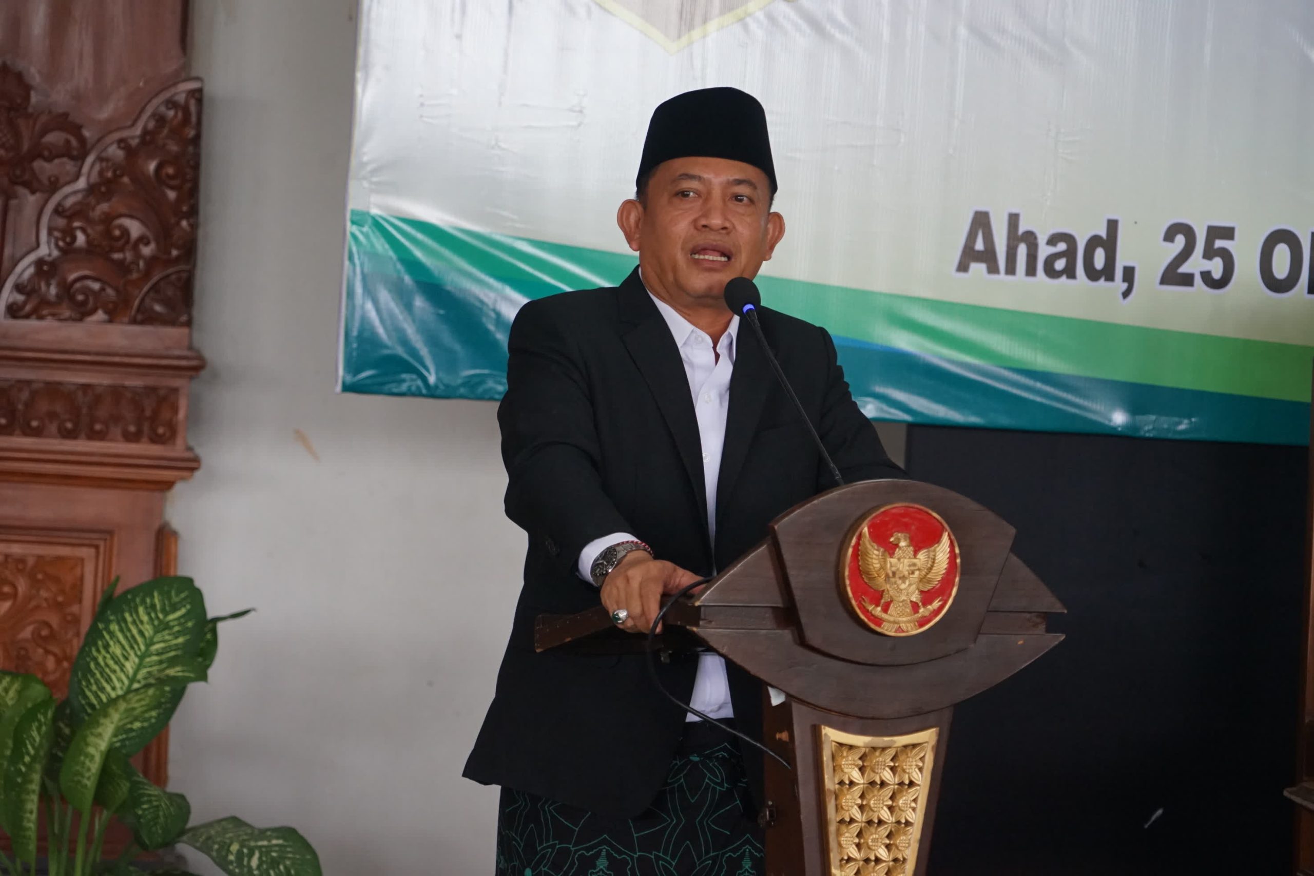 Foto: Wisuda Bersama 1.349 santri TPA/TPQ Kabupaten Madiun di Pendopo Ronggo Djumeno Caruban pada Hari Santri Nasional 2026.